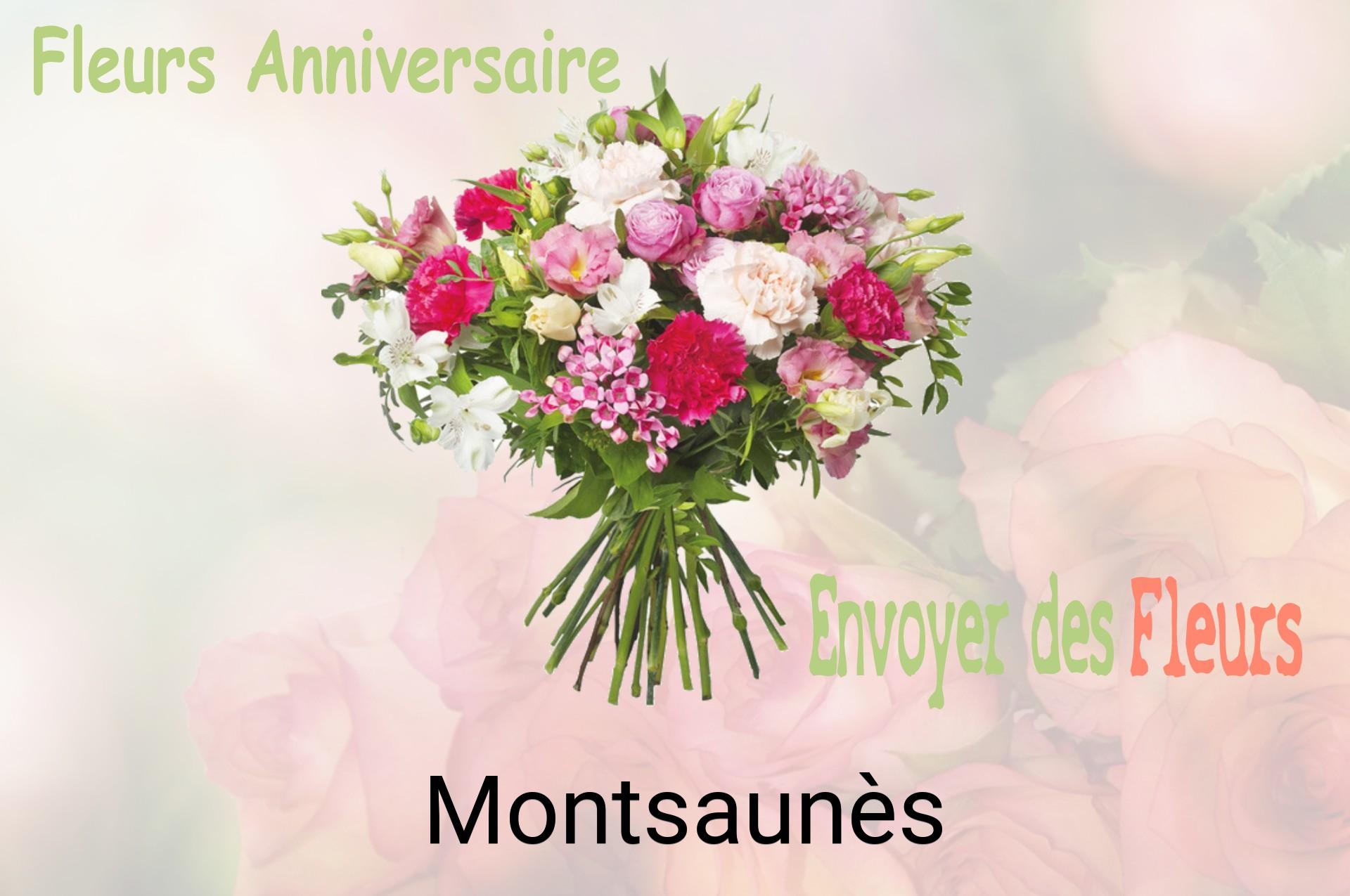 Bouquet de fleurs d’anniversaire livré à Montsaunès